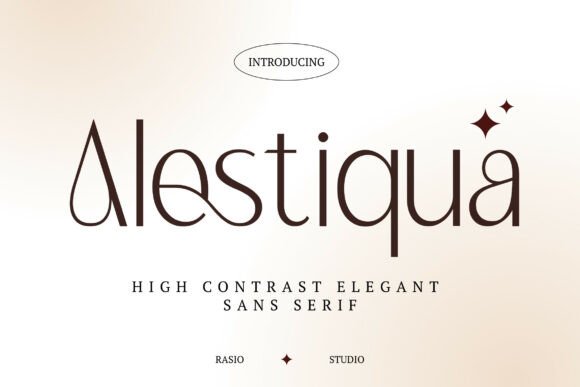 Alestiqua: A Premium Sans Serif for Modern Design