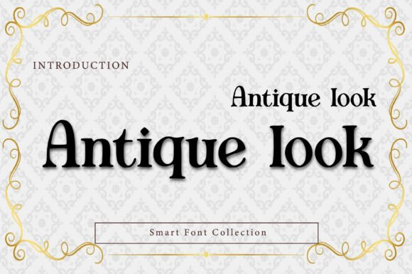 Antique Look Font for Web Design