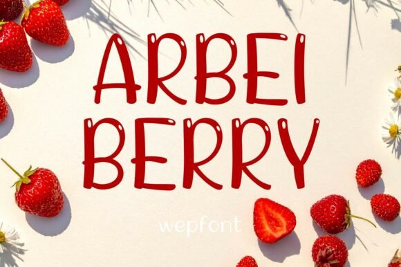 Arbei Berry: A Whimsical Display Font