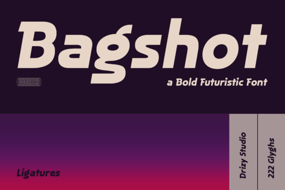 Bagshot: A Bold Futuristic Font