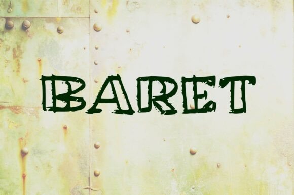 Baret: A Bold Font for Strong Campaigns