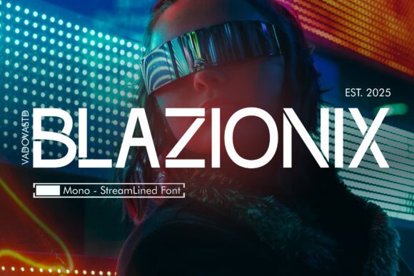 Blazionix: A Futuristic Font for Digital Campaigns