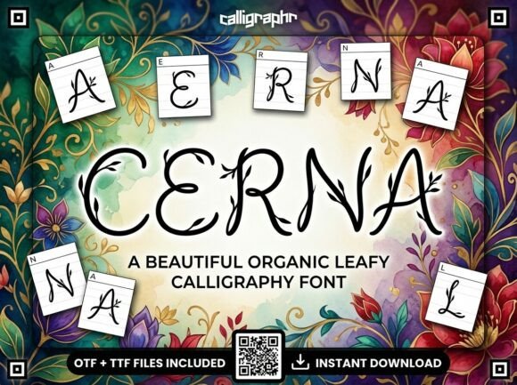 Cerna: A Bold Display Font for Creative Projects