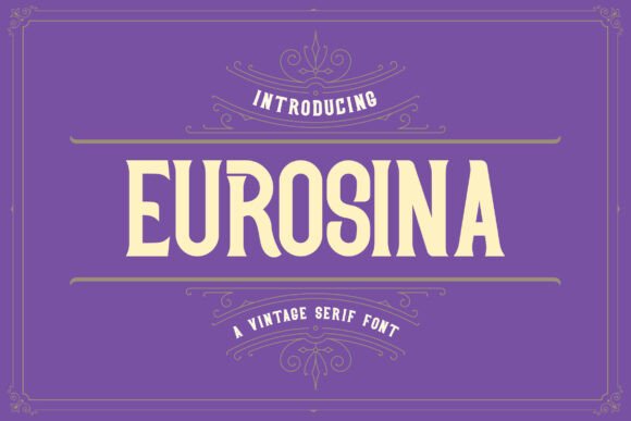 Eurosina: A Vintage Serif Font for Web Design