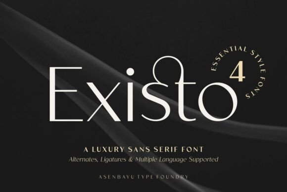 Existo: A Professional Font for Small Businesses