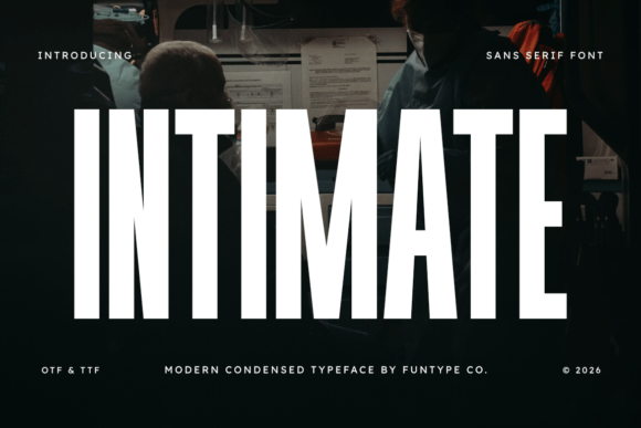 Intimate Font: Bold & Beautiful