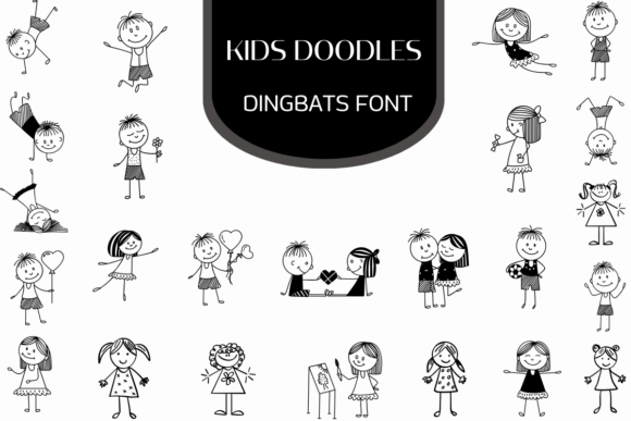 Kids Doodles Font for Creative Projects