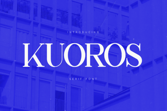 Kuoros: A Serif Font for Real-World Design