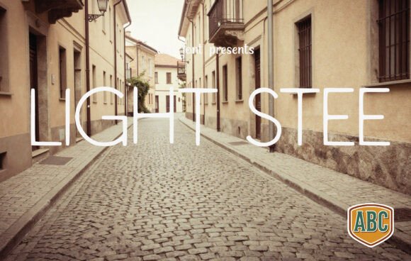 Light Stee Font for Creative Projects