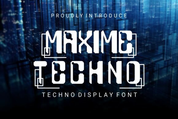 Maxime Techno Font: A Bold Typeface for Modern Design