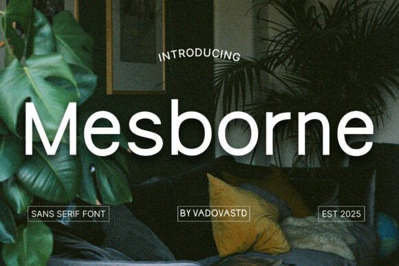 Mesborne: A Modern Typeface for Clear Communication