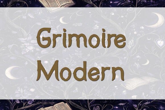 Modern Witch Typography