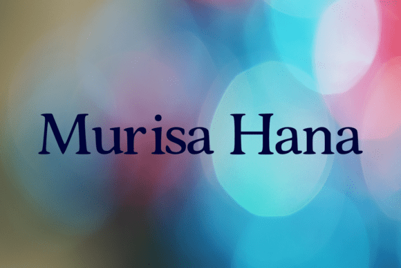 Murisa Hana: A Serif Font for Real Projects