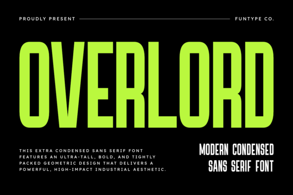 Overlord Font: Bold & Impactful