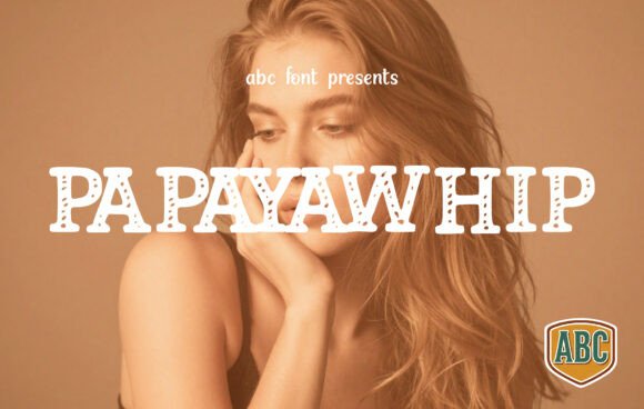 Papayawhip: A Whimsical Display Font