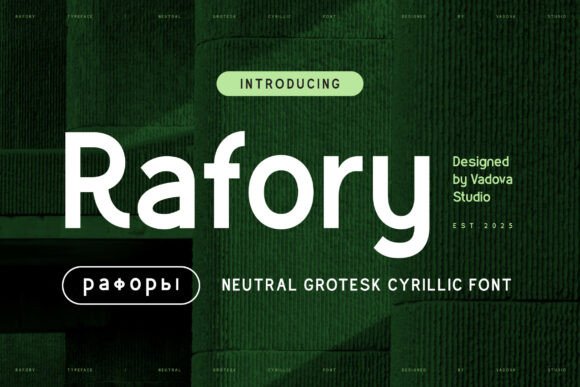 Rafory: A Font for Clear Campaigns