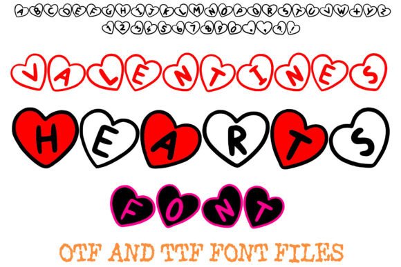 Valentines Hearts Font Review