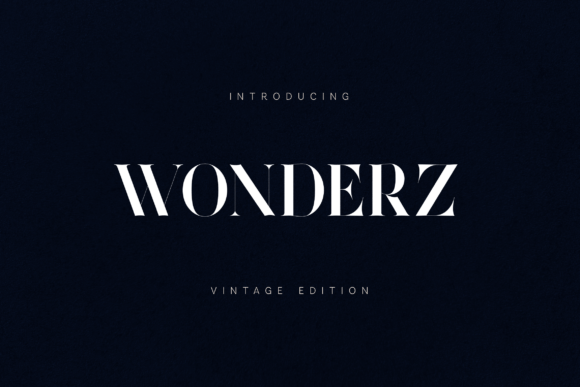 Wonderz: A Serif Font for Web Design