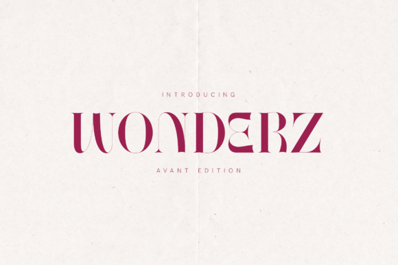 Wonderz Avant Edition Font