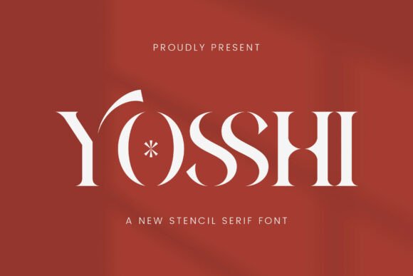 Yosshi: A Bold Serif Font for Creative Branding